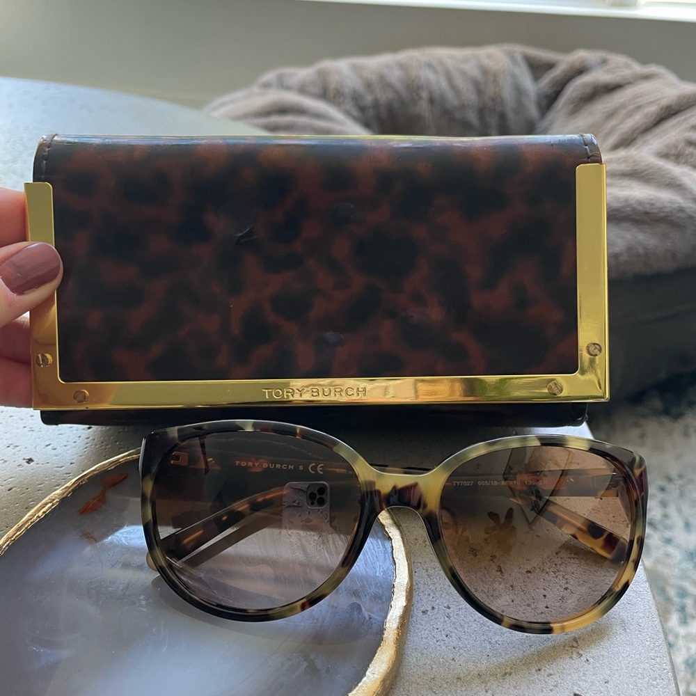 Tory Burch Tortoise Shell Sunglasses